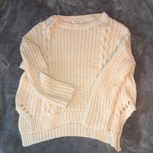 Cream sweater